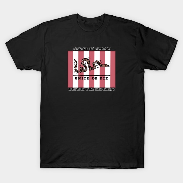 Resist Tyranny (Small Design) T-Shirt by Aeriskate